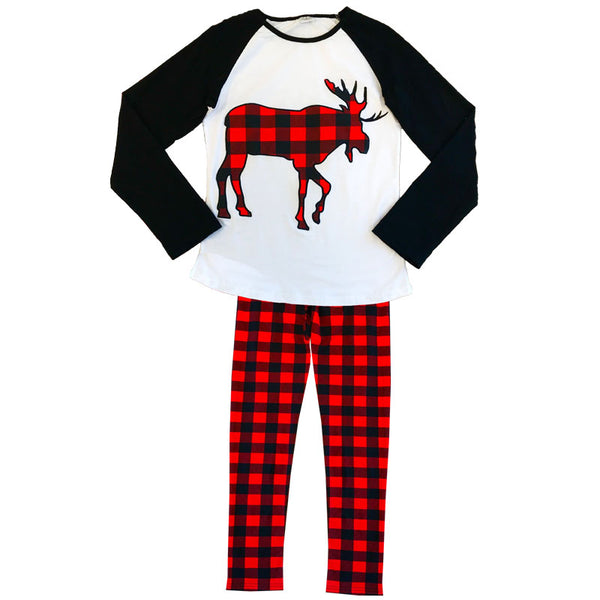Moose Plaid Pajamas